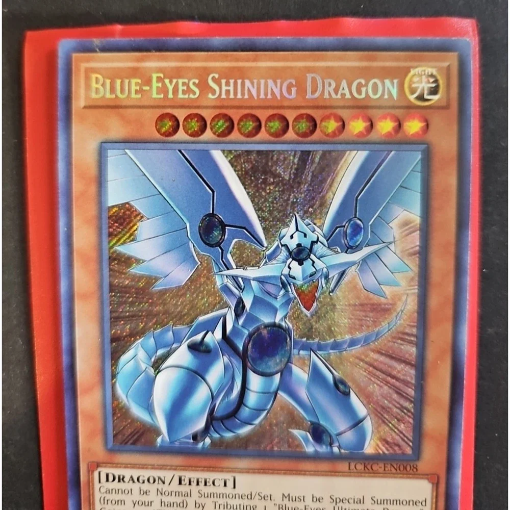 Blue-Eyes Shining Dragon LCKC-EN008 Secret Rare 1st Ed Yu-Gi-Oh! LP‎ 1996 NM